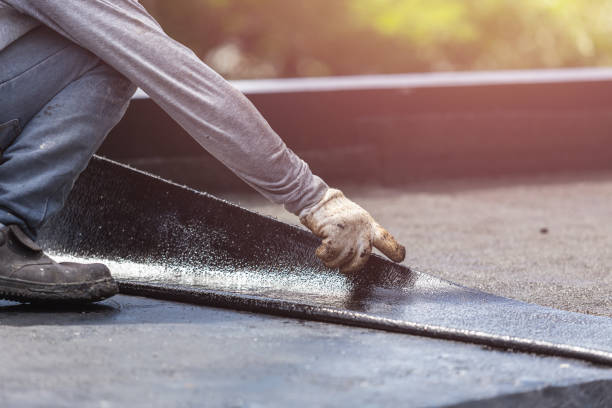 Professional Exterior Waterproofing technician working in Rushford, NY